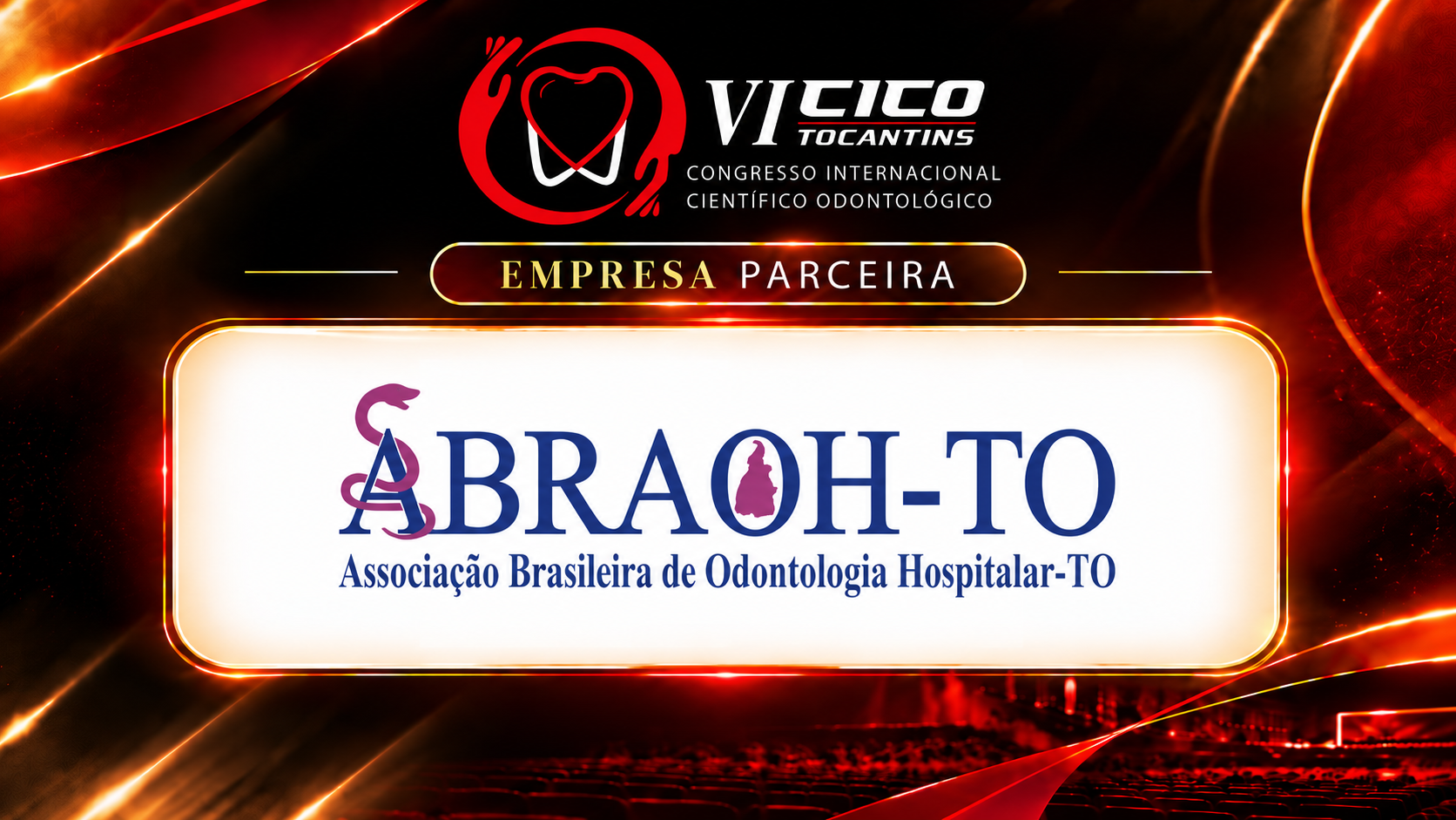 ABRAOH-TO — Associação Brasileira de Odontologia Hospitalar-TO, parceiro do VI CICO Tocantins